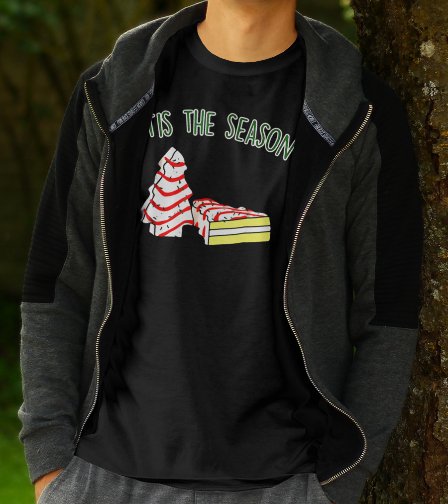 'Tis The Season Christmas Tree Snack Cake T-Shirt