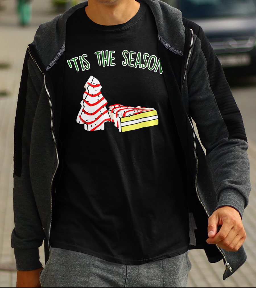 'Tis The Season Christmas Tree Snack Cake T-Shirt