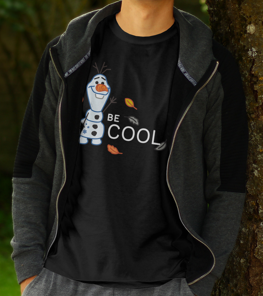 Disney Frozen 2 Olaf Be Cool Fall Leaves T-Shirt
