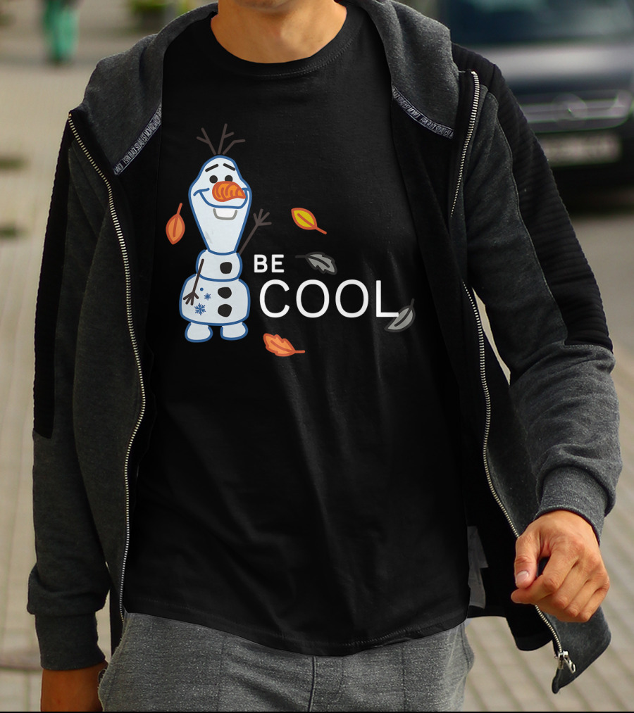 Disney Frozen 2 Olaf Be Cool Fall Leaves T-Shirt