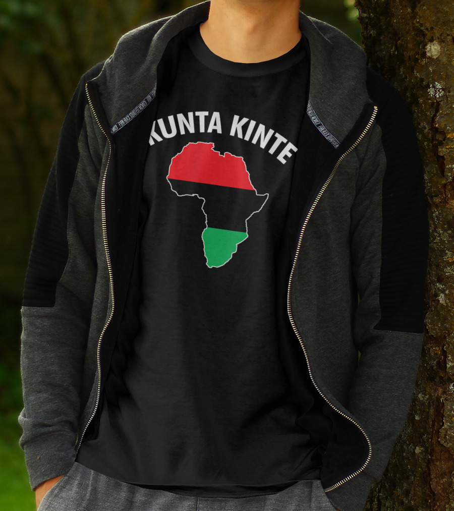 Kunta Kinte African Color Map Of Africa T-Shirt