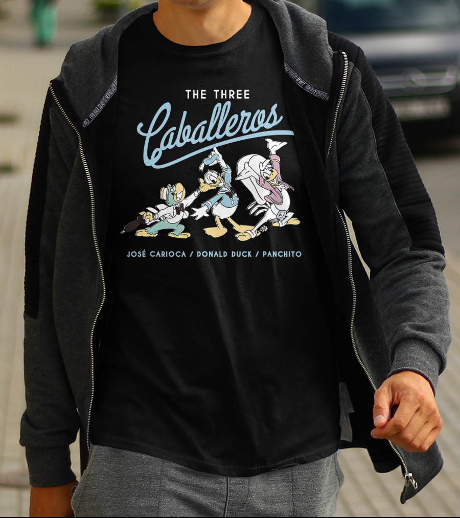 The Three Caballeros José Carioca Donald Duck Panchito T-Shirt