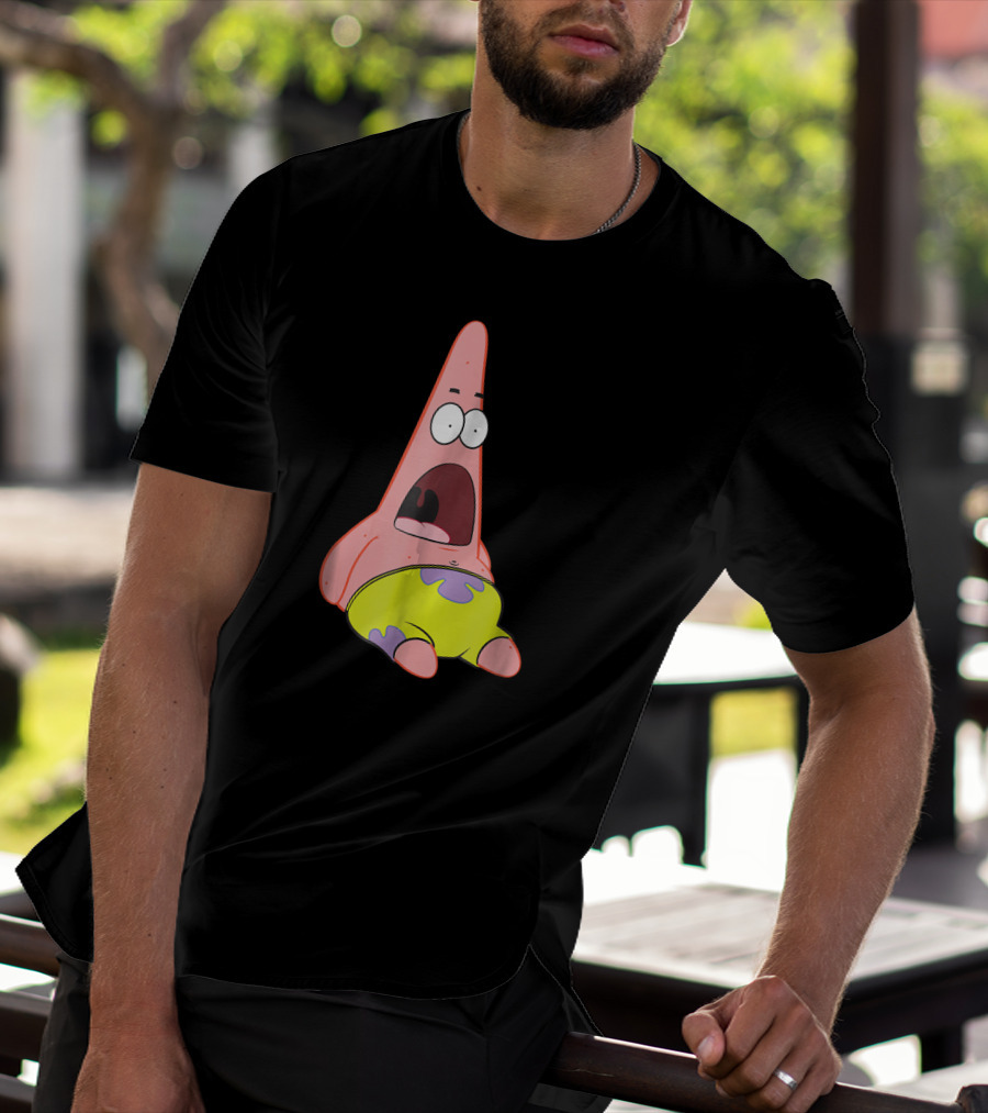 SpongeBob SquarePants Patrick Star Surprise Reaction T-Shirt