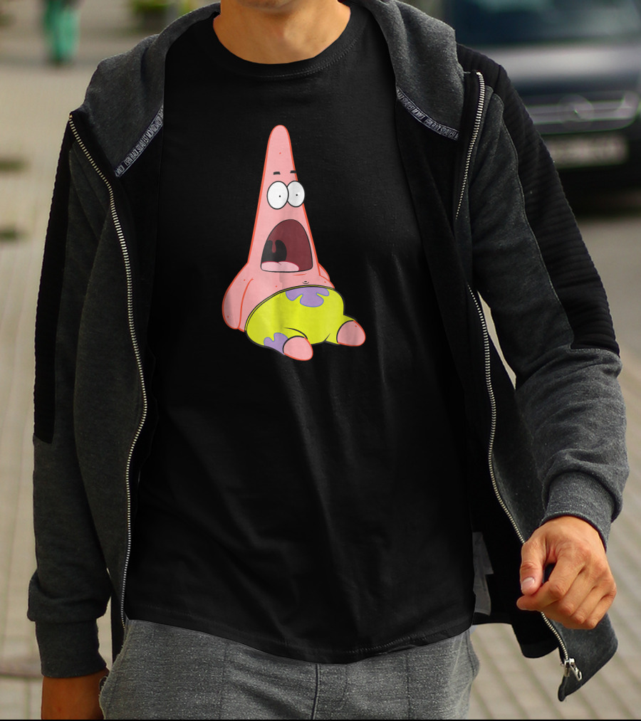 SpongeBob SquarePants Patrick Star Surprise Reaction T-Shirt