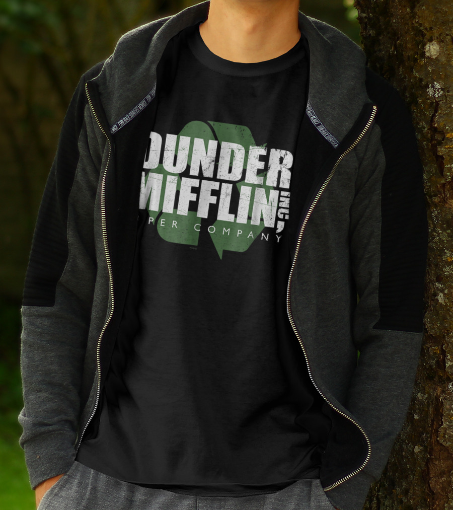 Dunder Mifflin Paper Company Recycle Logo Comfortable T-Shirt