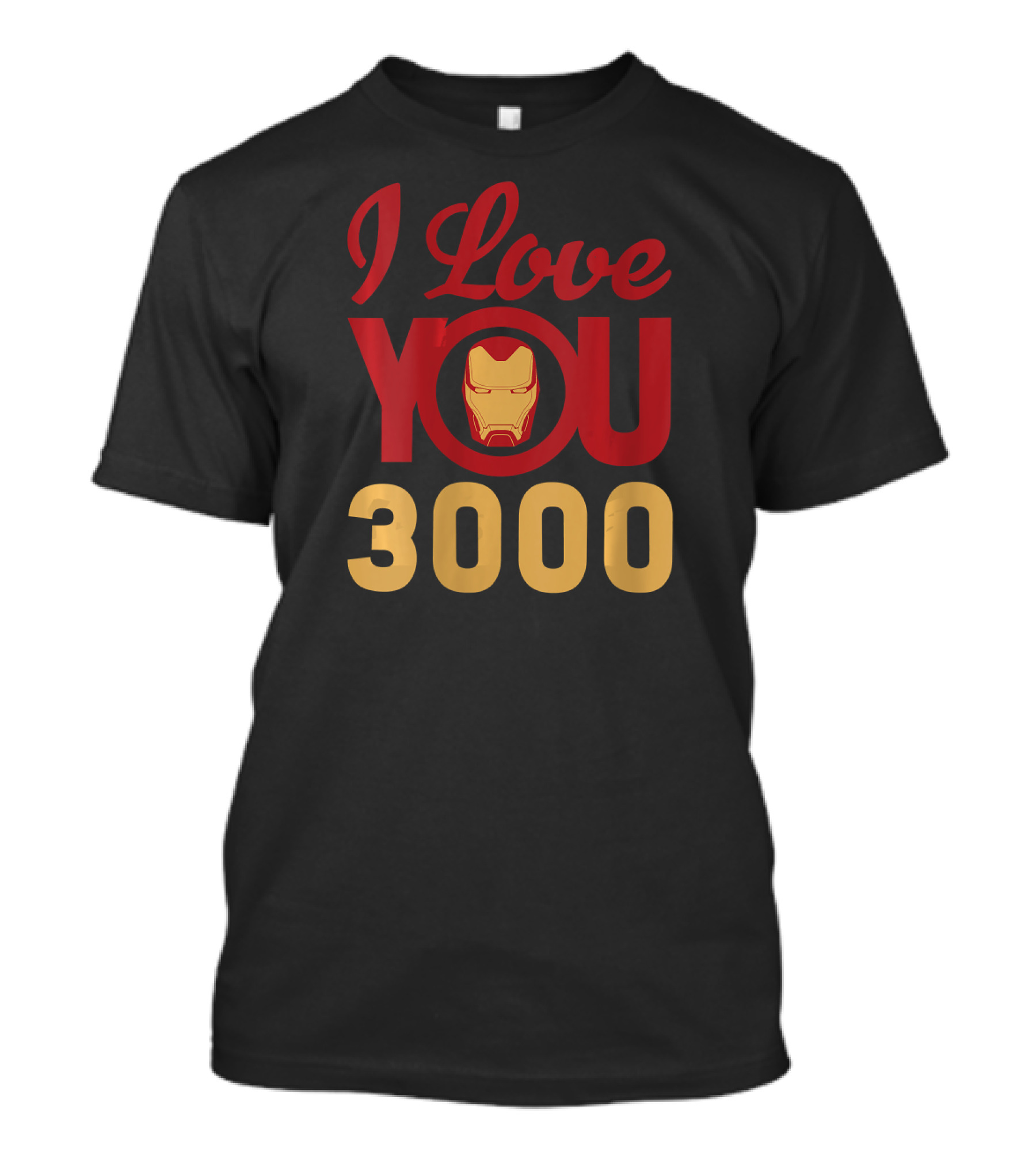 Marvel Avengers Endgame Iron Man I Love You 3000 Helmet T-Shirt
