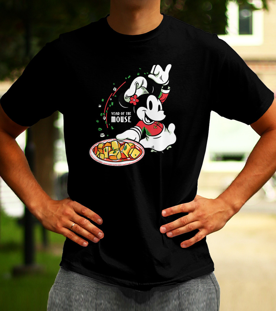 Minnie Mouse Chef Minnie Year Of The Mouse Chinese New Year Year Of The Mouse T-Shirt