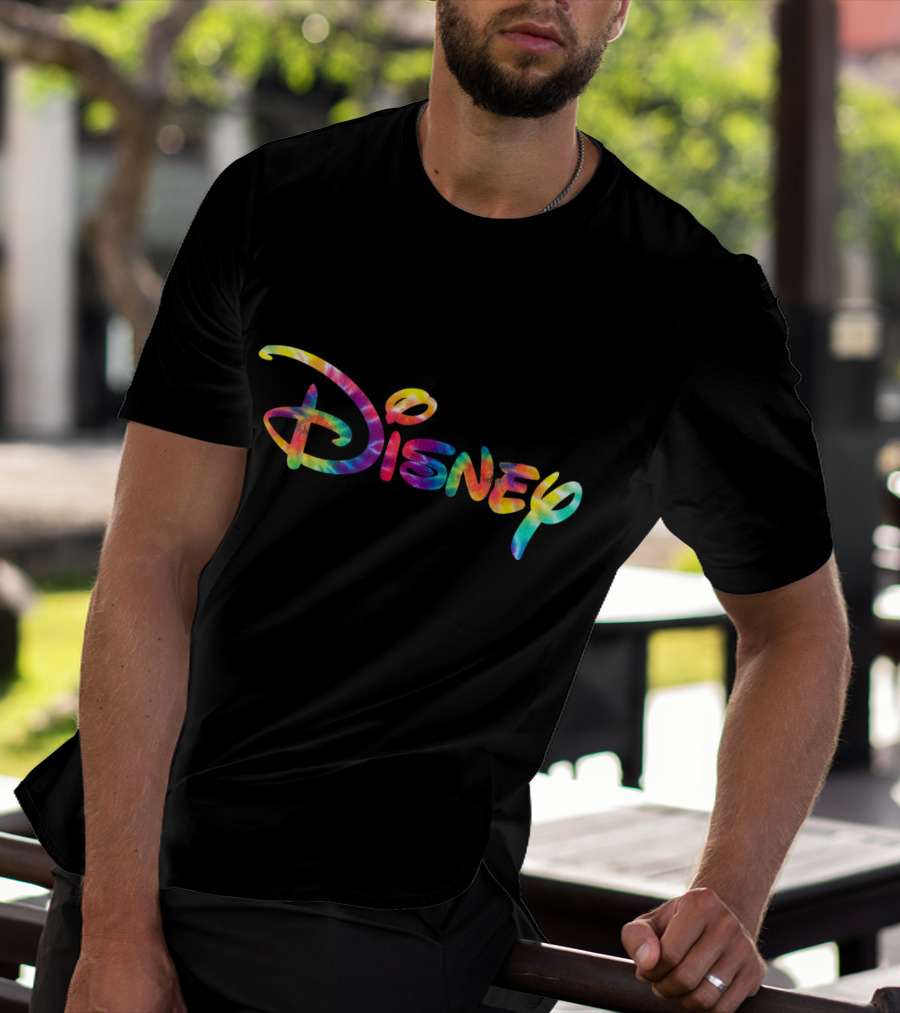Disney Colorful Rainbow Tie Dye T-Shirt