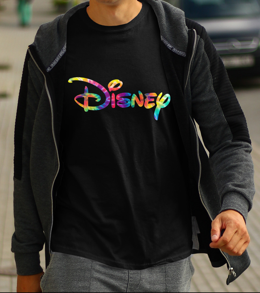 Disney Colorful Rainbow Tie Dye T-Shirt