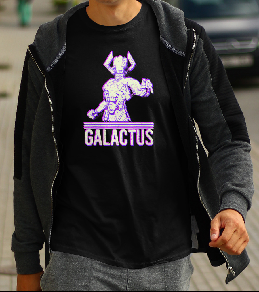 Marvel Galactus 3D Purple Cosmic Entity T-Shirt