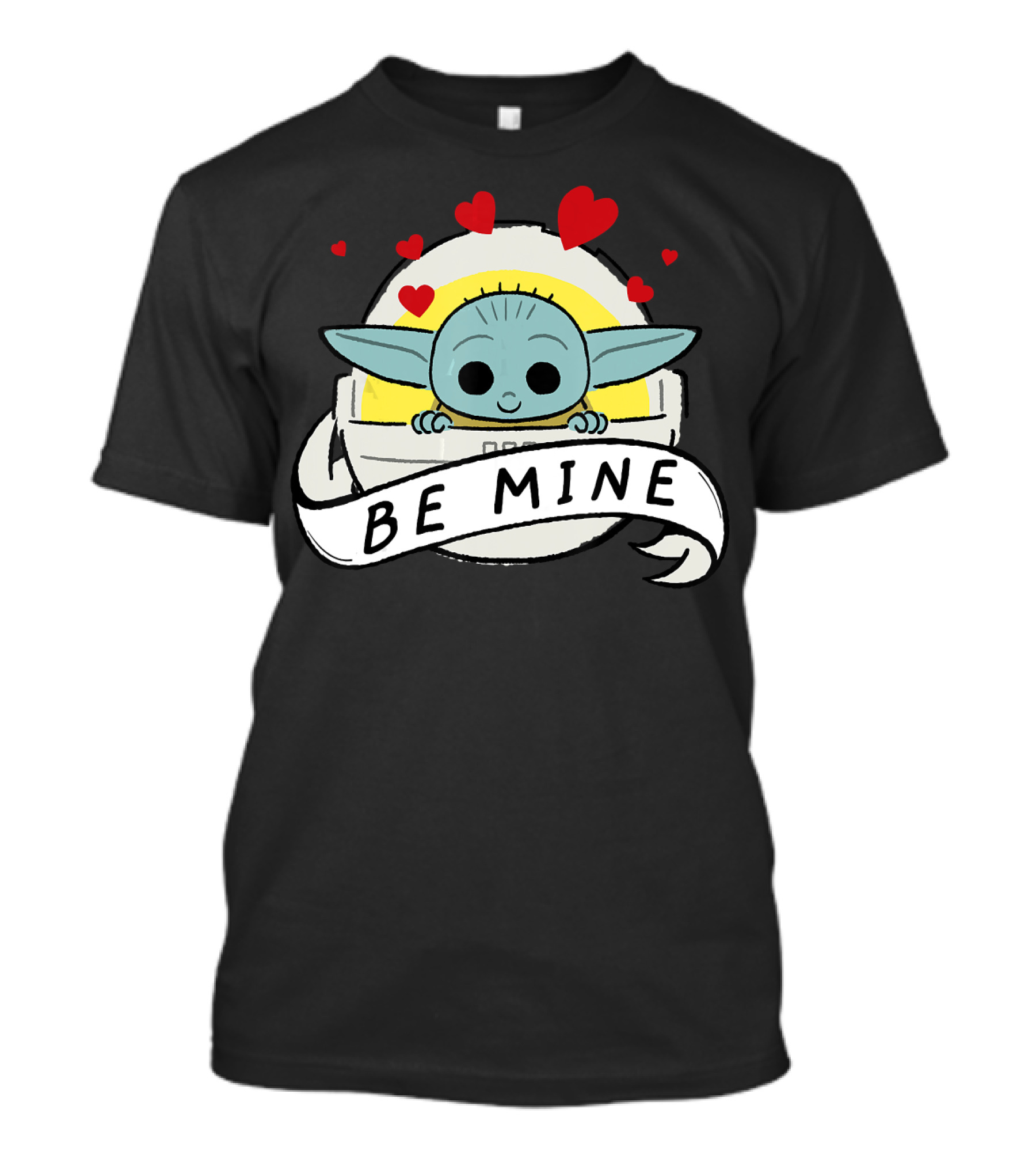 Star Wars The Mandalorian The Child Be Mine Hearts T-Shirt