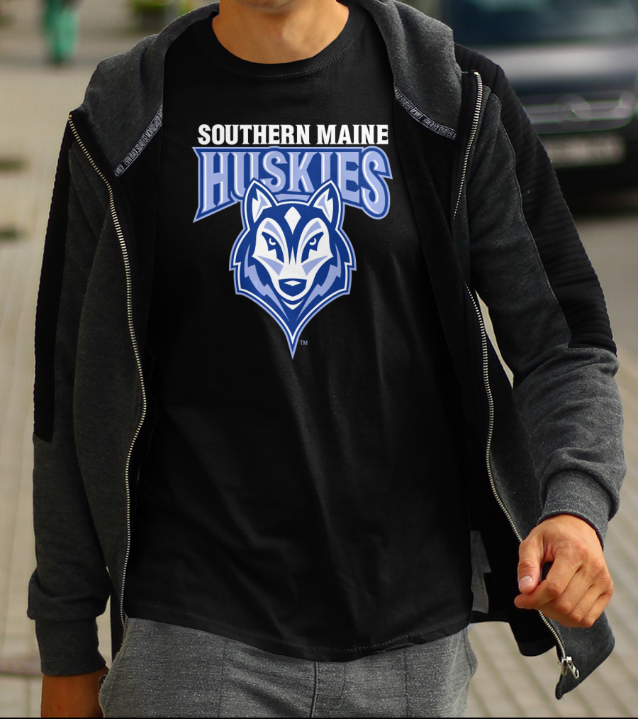 Southern Maine Huskies Logo NCAA University T-Shirt