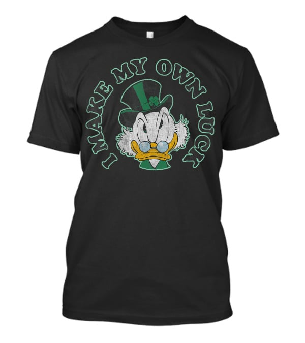 Disney Scrooge McDuck I Make My Own Luck T-Shirt