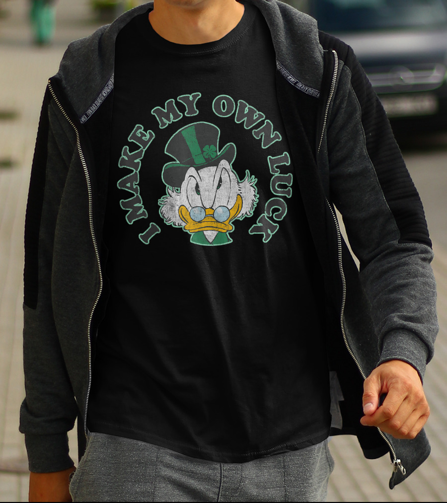 Disney Scrooge McDuck I Make My Own Luck T-Shirt