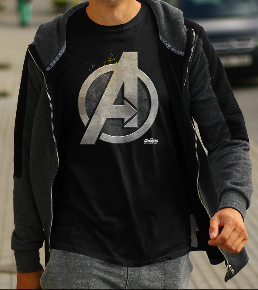 Avengers Infinity War Steel A Symbol Marvel T-Shirt