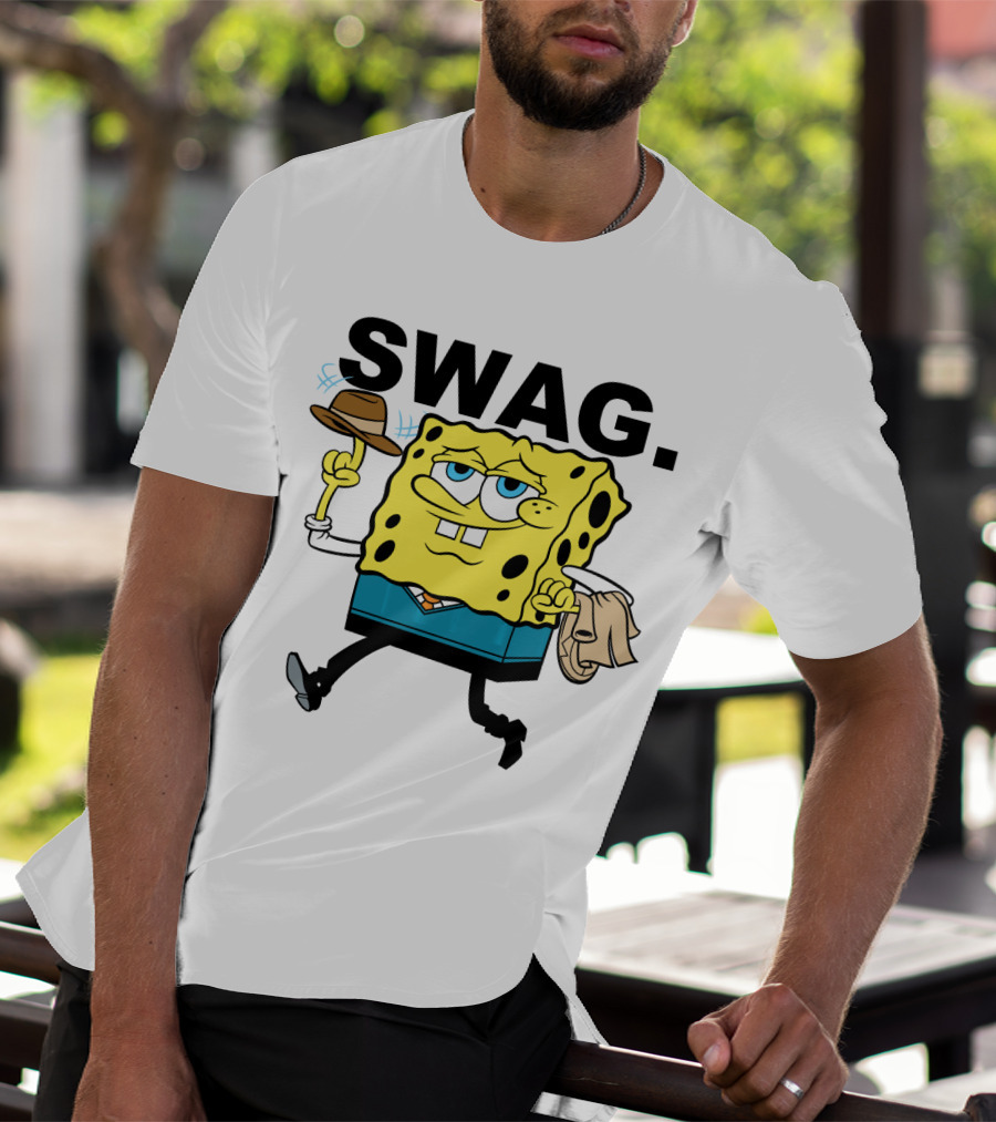 SpongeBob SquarePants Swag Fedora T-Shirt