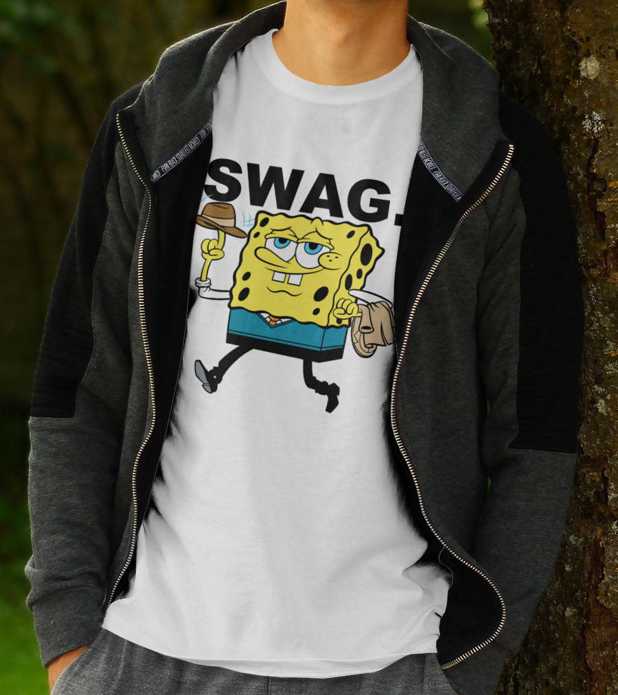 SpongeBob SquarePants Swag Fedora T-Shirt