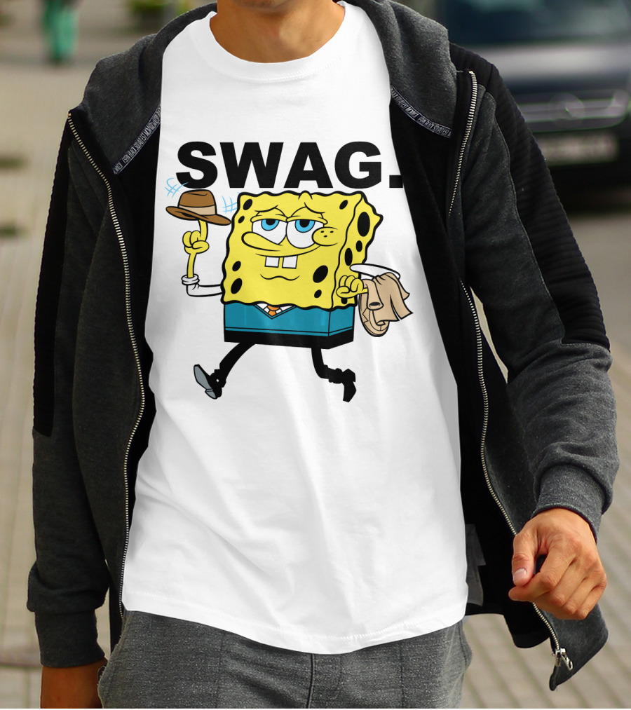 SpongeBob SquarePants Swag Fedora T-Shirt