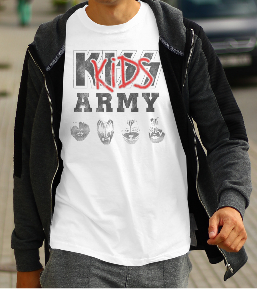 KISS Kids Army Faces T-Shirt