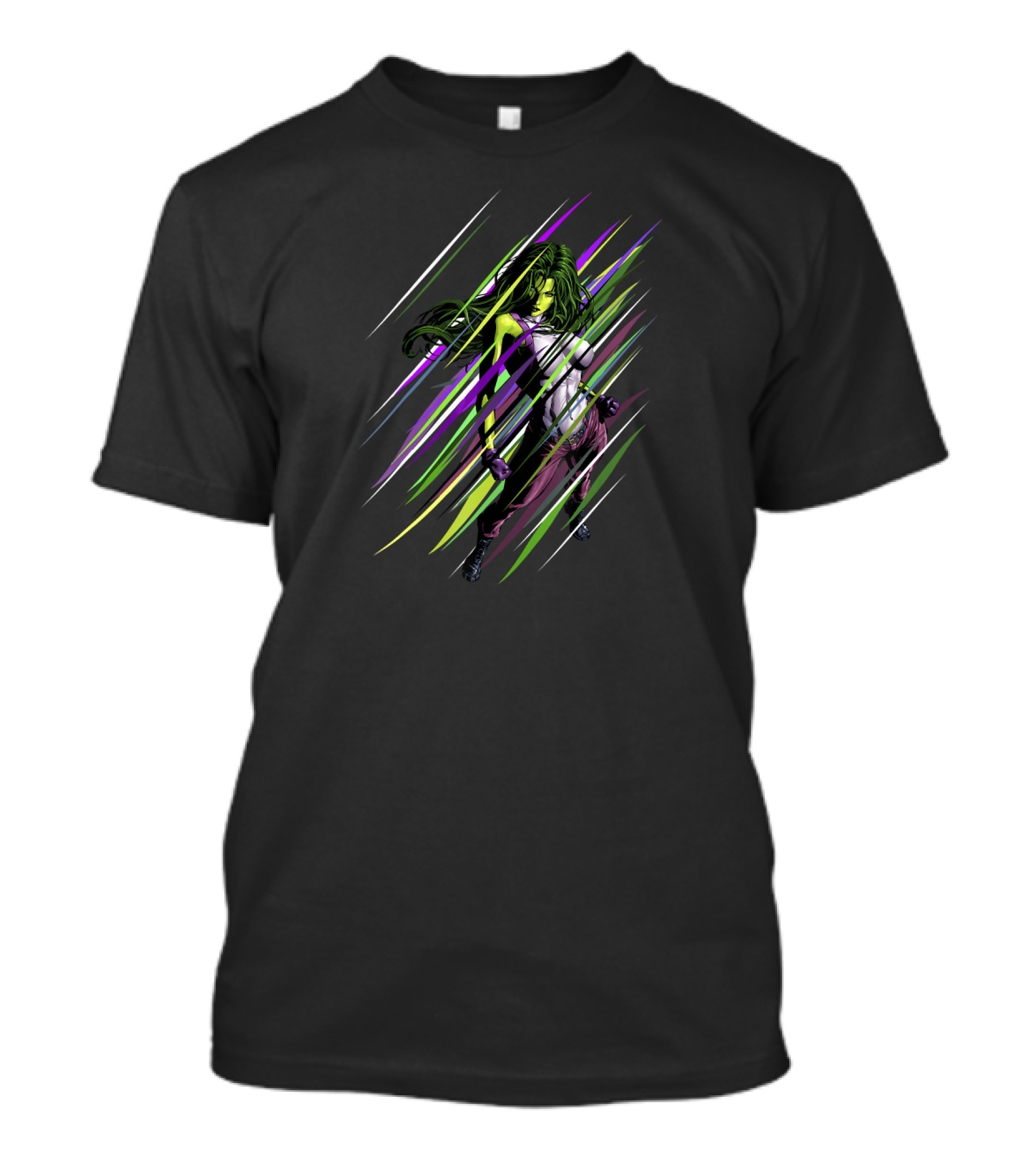 She Hulk Marvel Dynamic Lined Marvelous Warrior T-Shirt