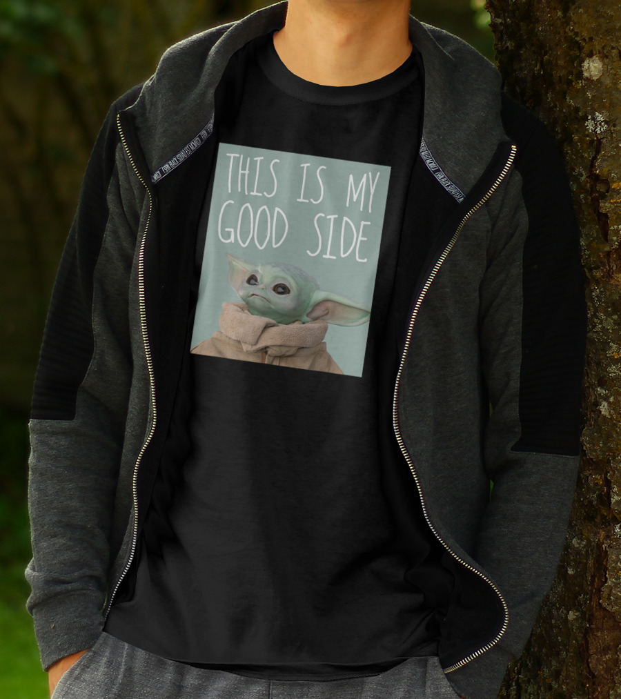 The Mandalorian The Child This Is My Good Side Star Wars T-Shirt