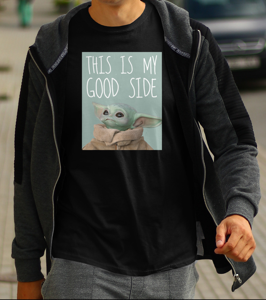 The Mandalorian The Child This Is My Good Side Star Wars T-Shirt