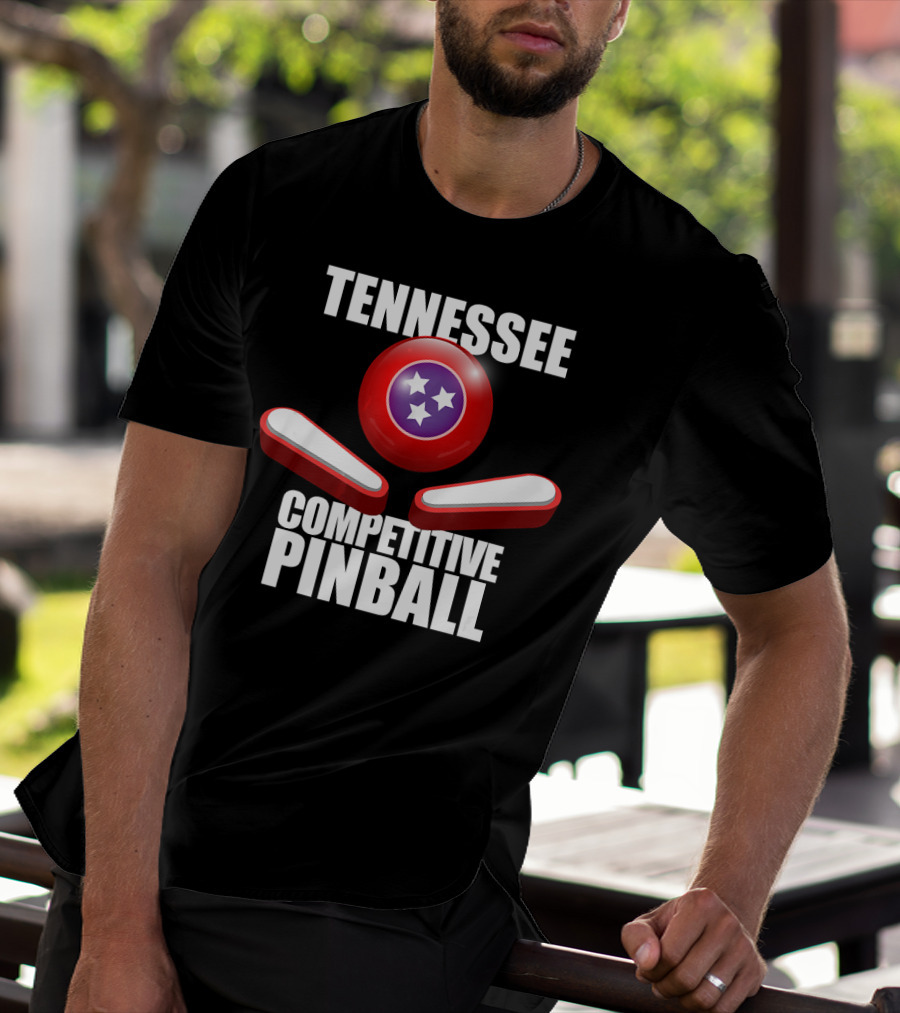 Tennessee Competitive Pinball Stars And Flippers T-Shirt