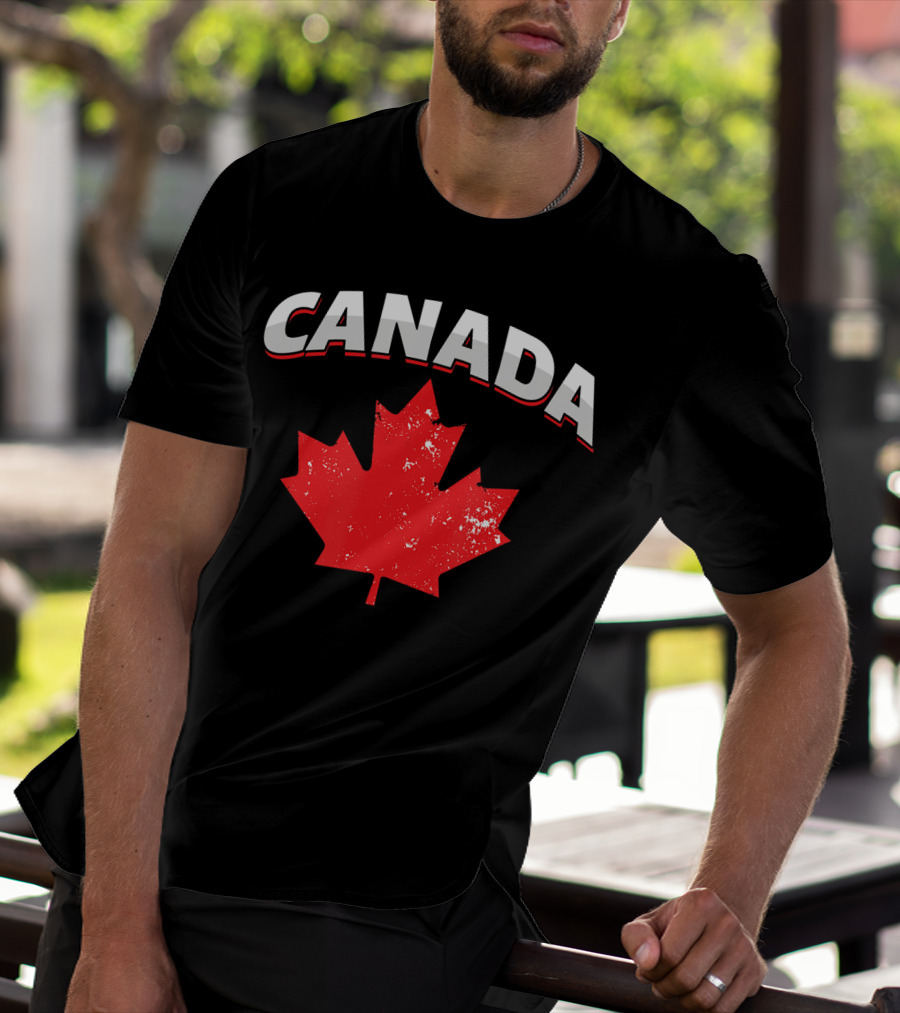 Canadian Maple Leaf Canada Patriotic Toronto Vancouver T-Shirt