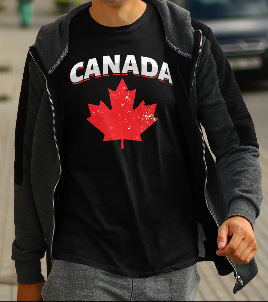 Canadian Maple Leaf Canada Patriotic Toronto Vancouver T-Shirt