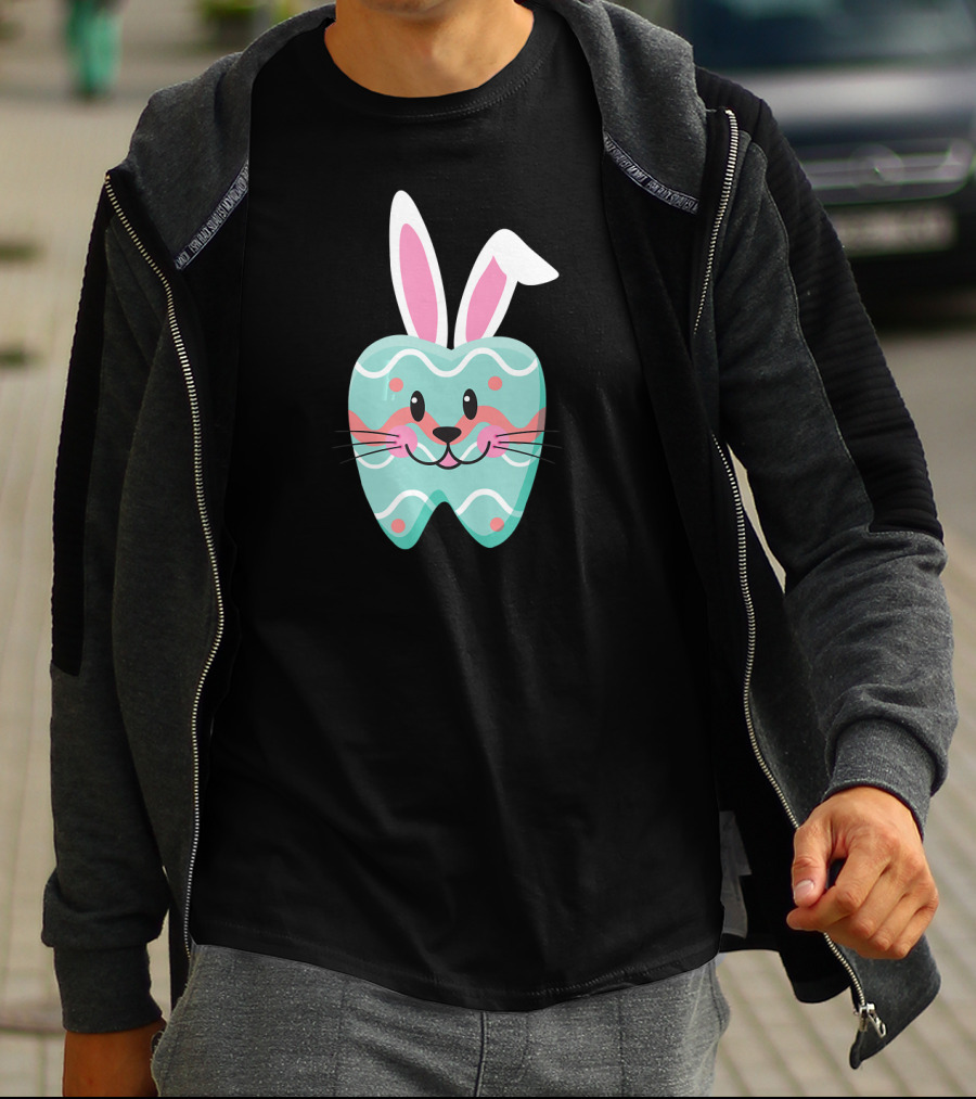 Dental Hygienist Easter Bunny Tooth Eggcellent T-Shirt