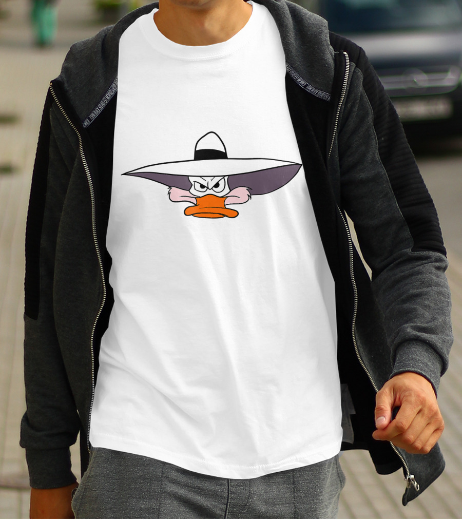 Disney Darkwing Duck Big Face Iconic Masked Duck Image T-Shirt