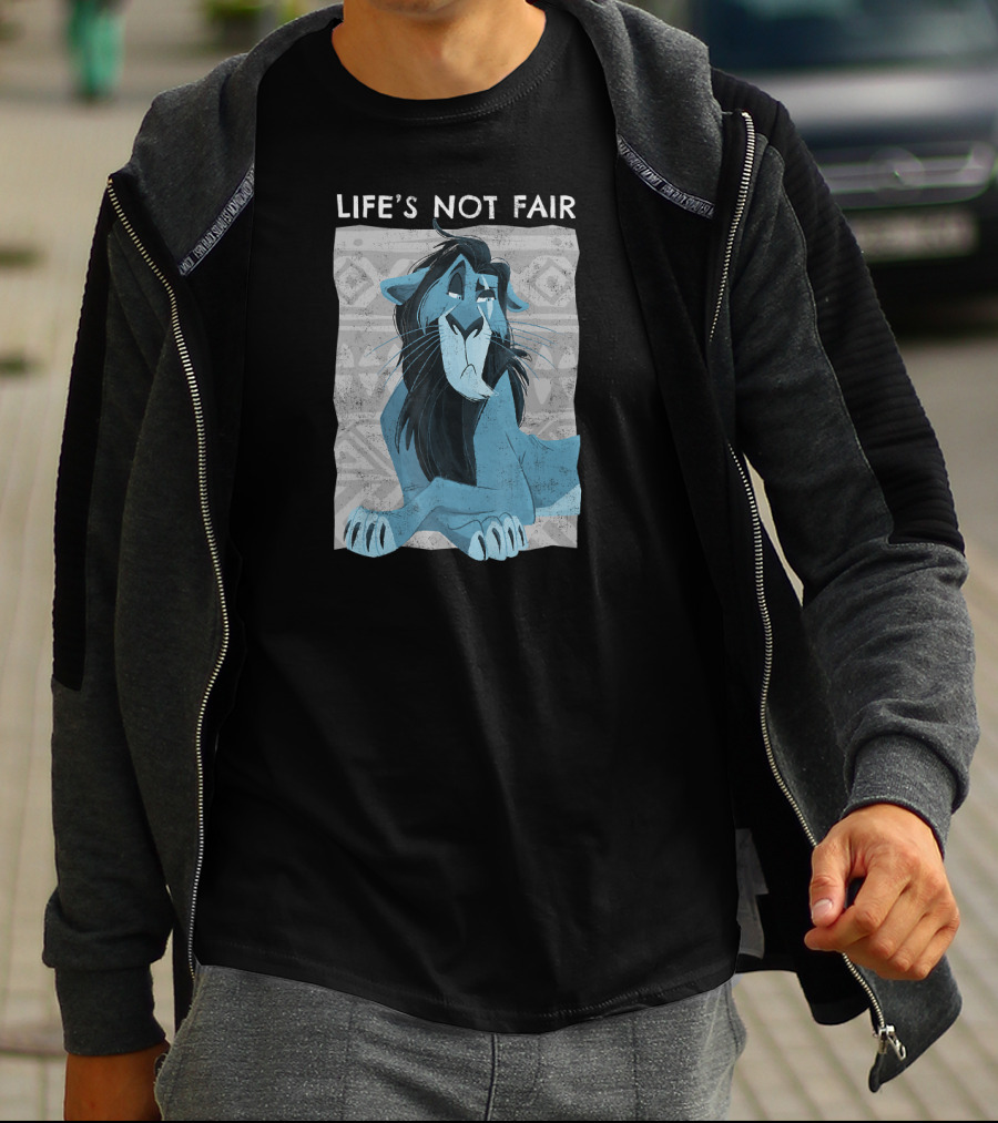 Disney The Lion King Scar Life's Not Fair Iconic Character T-Shirt