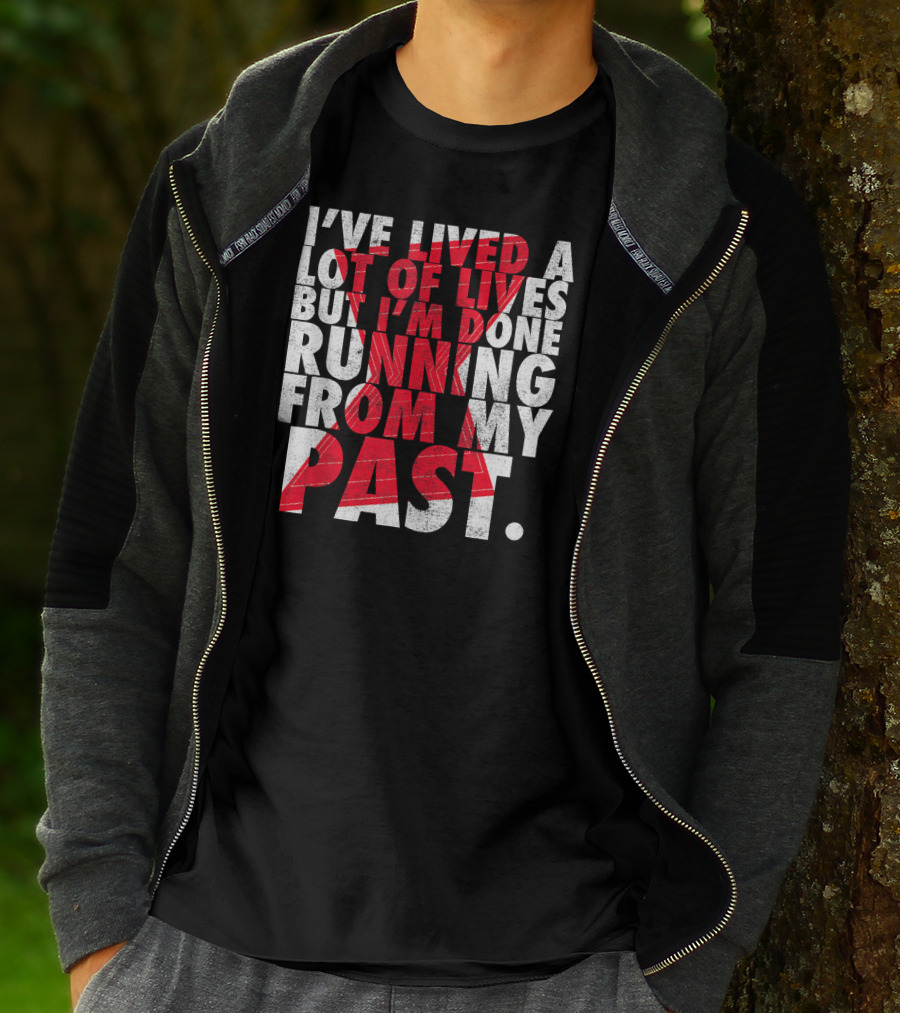 Marvel Black Widow I've Lived A Lot Of Lives But I'm Done Running From My Past T-Shirt
