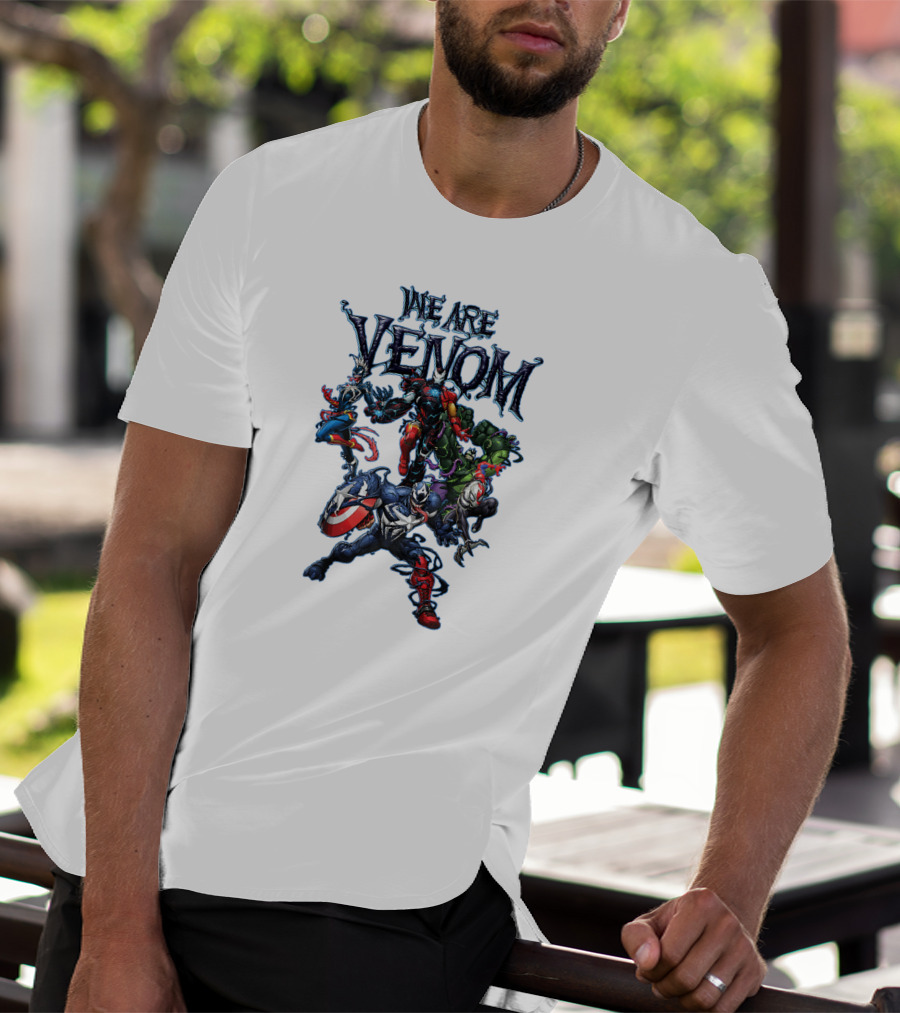 We Are Venom Marvel Spider Man Maximum Venom Group Shot Characters T-Shirt