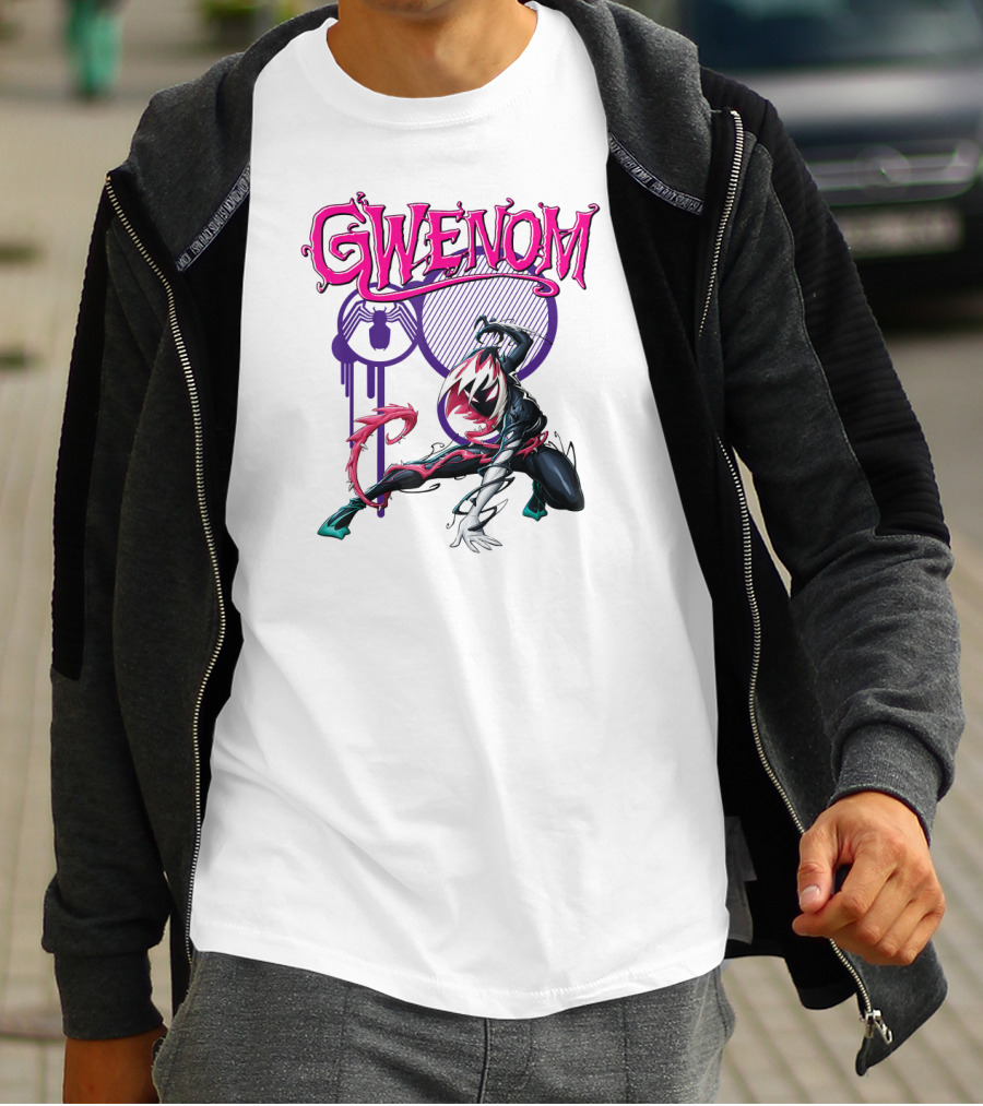 Marvel Spider-Man Maximum Venom Gwenom Dynamic Pose T-Shirt