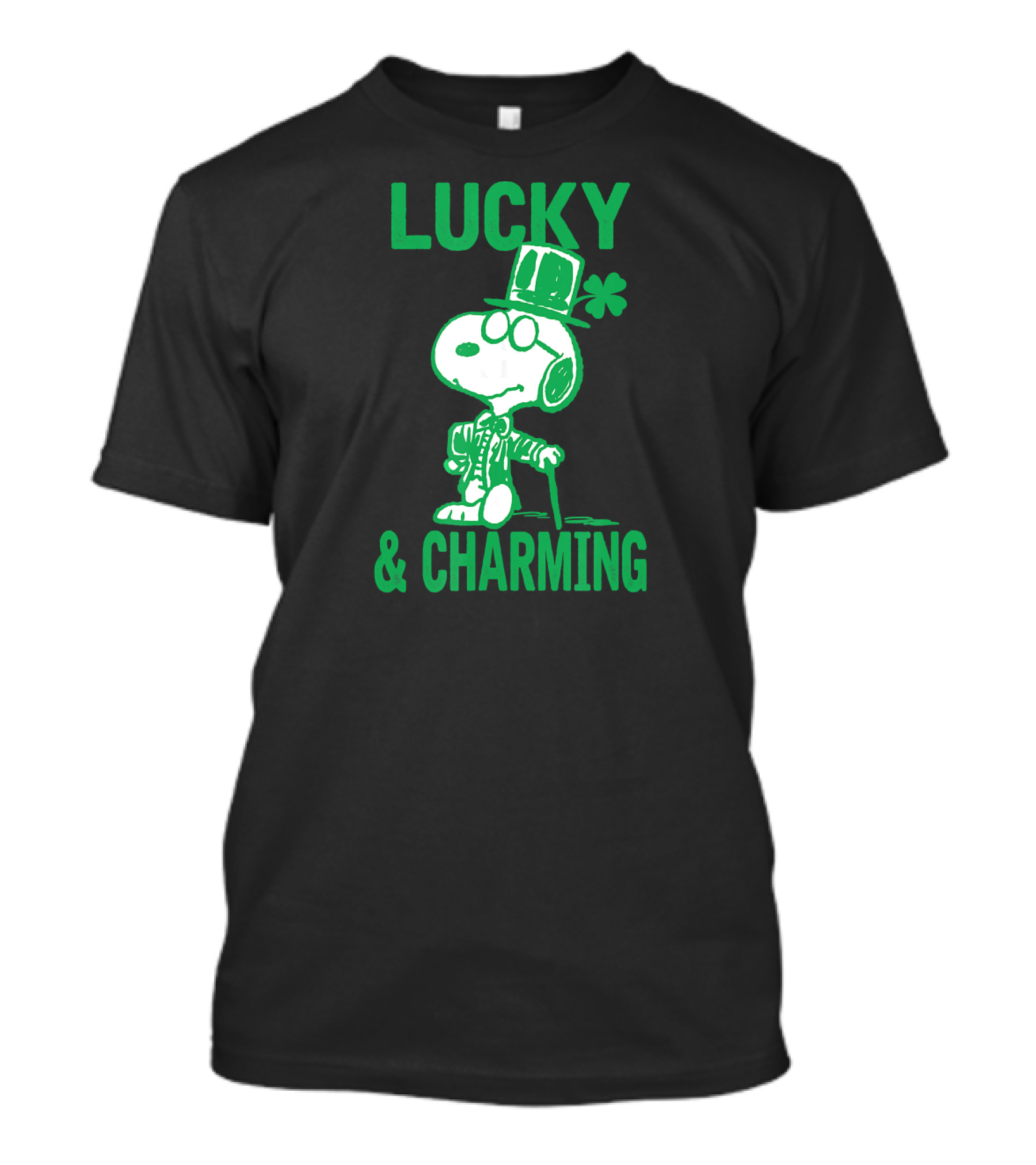 Lucky And Charming Peanuts St Patrick's Day T-Shirt