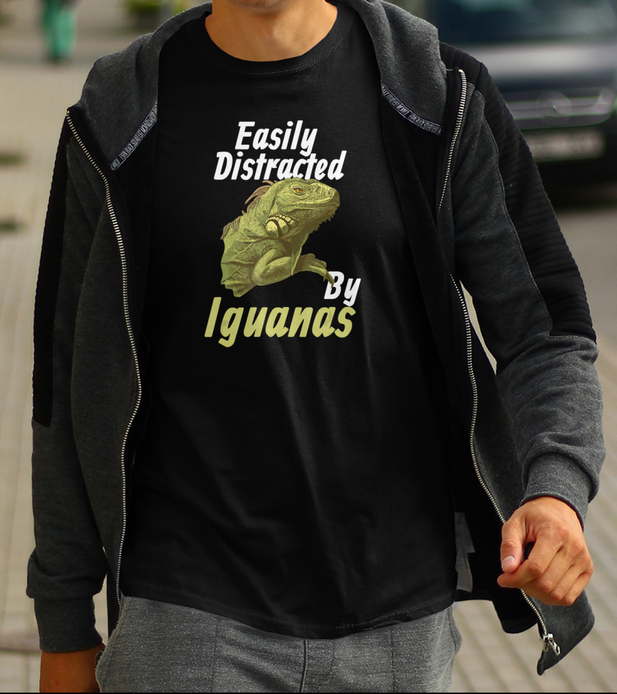 Easily Distracted By Iguanas T-Shirt