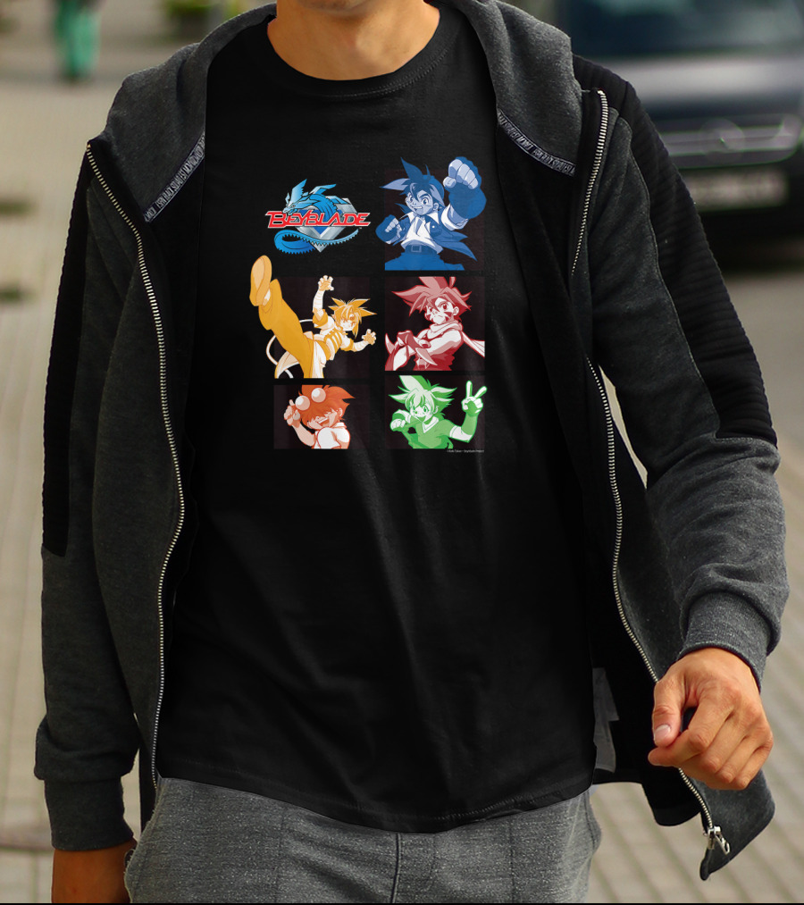 BEYBLADE GENERATION 1 BLADEBREAKERS MONO DARK DRAGON T-Shirt