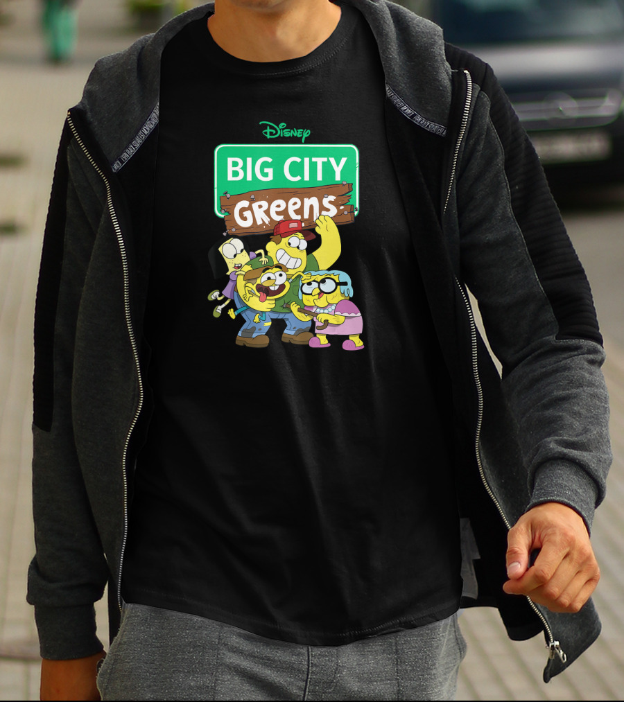 Disney Channel Big City Greens Characters Group Hug T-Shirt