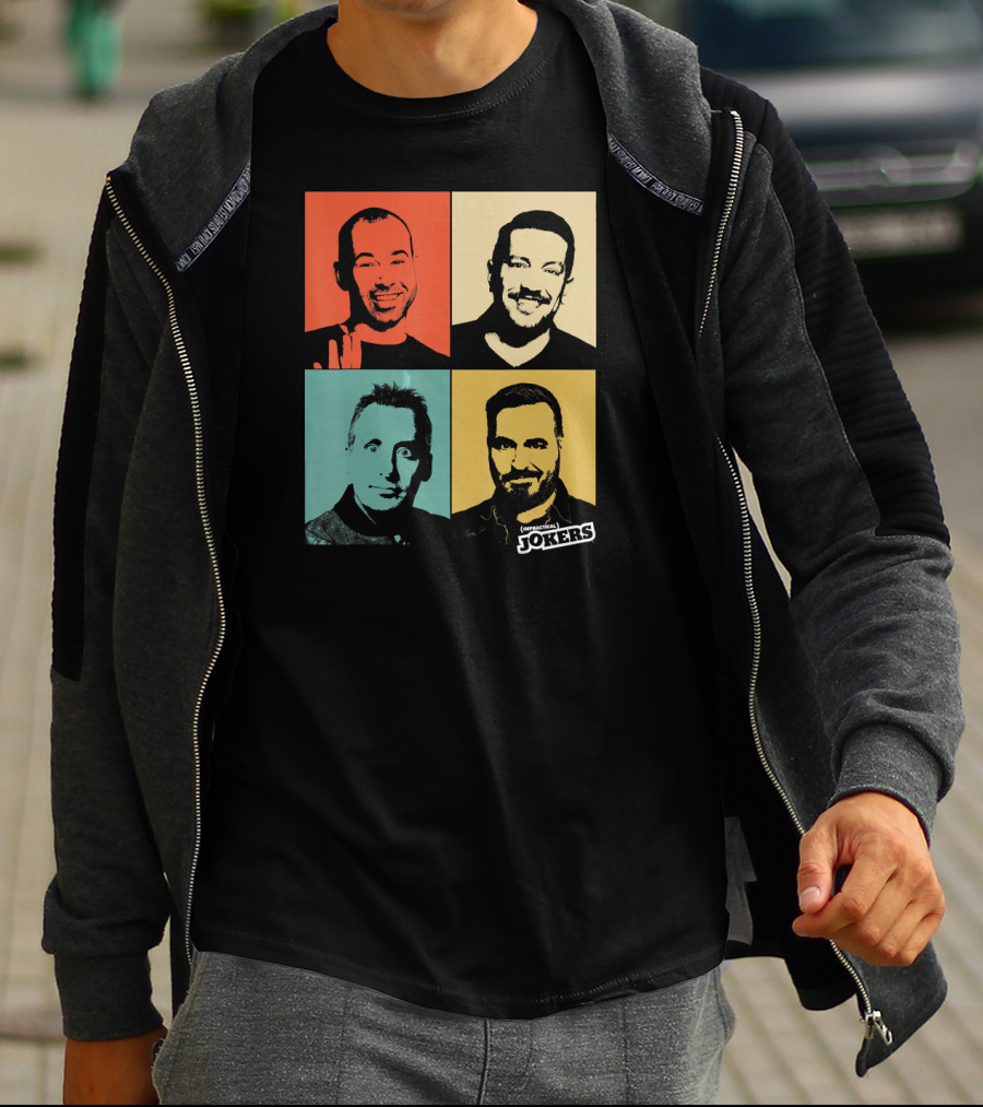 Impractical Jokers Colorful Pop Art Style Portraits T-Shirt