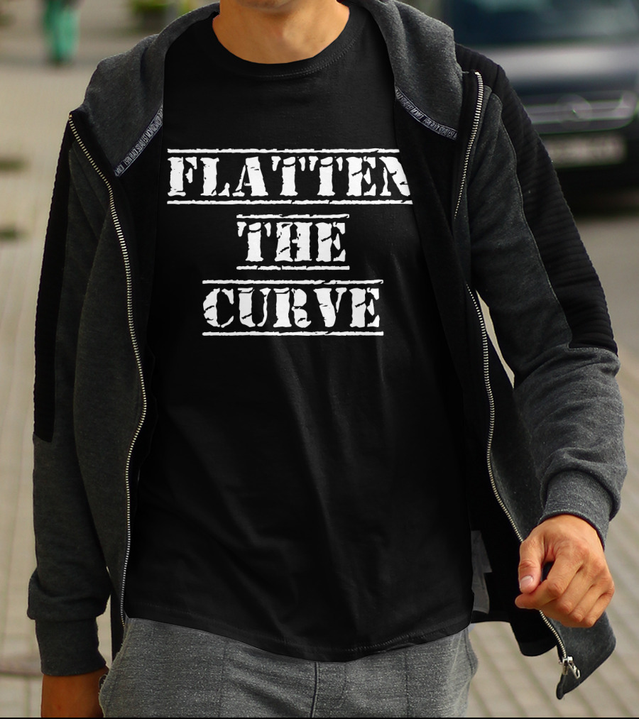 Flatten The Curve Health System Flu Support T-Shirt