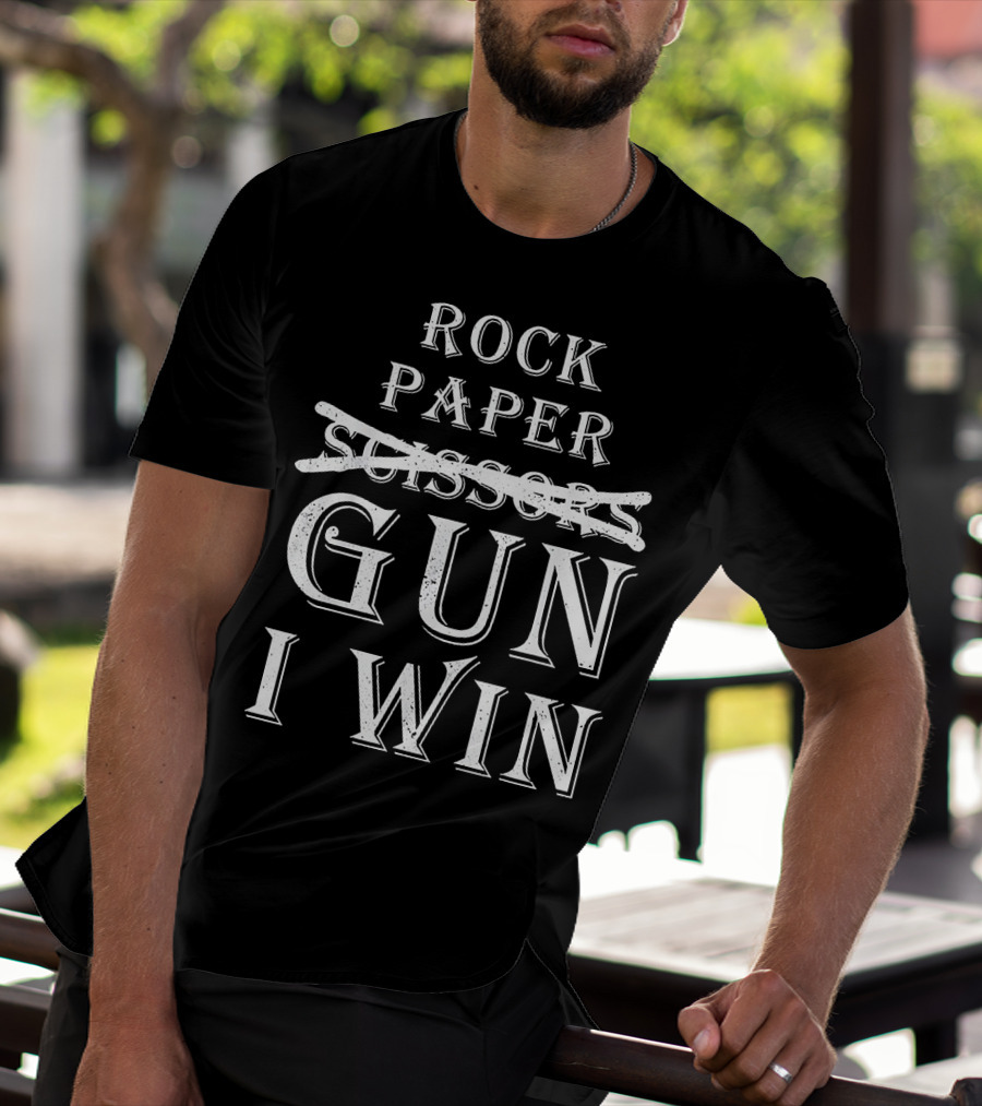 Rock Paper Gun I Win T-Shirt