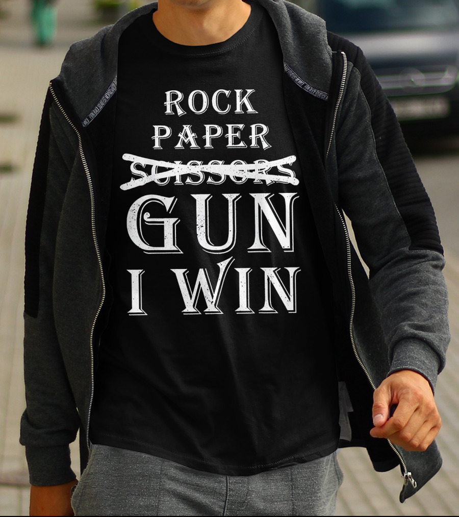 Rock Paper Gun I Win T-Shirt