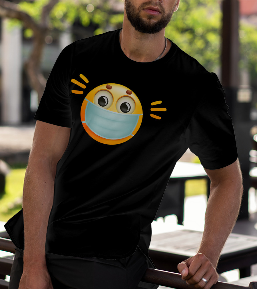 Face Mask Emoji Surgical Health T-Shirt