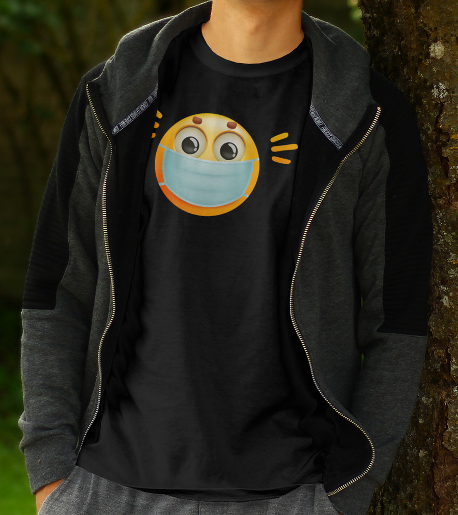 Face Mask Emoji Surgical Health T-Shirt