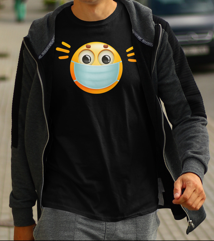 Face Mask Emoji Surgical Health T-Shirt