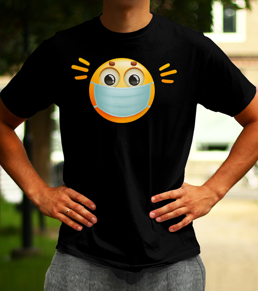 Face Mask Emoji Surgical Health T-Shirt