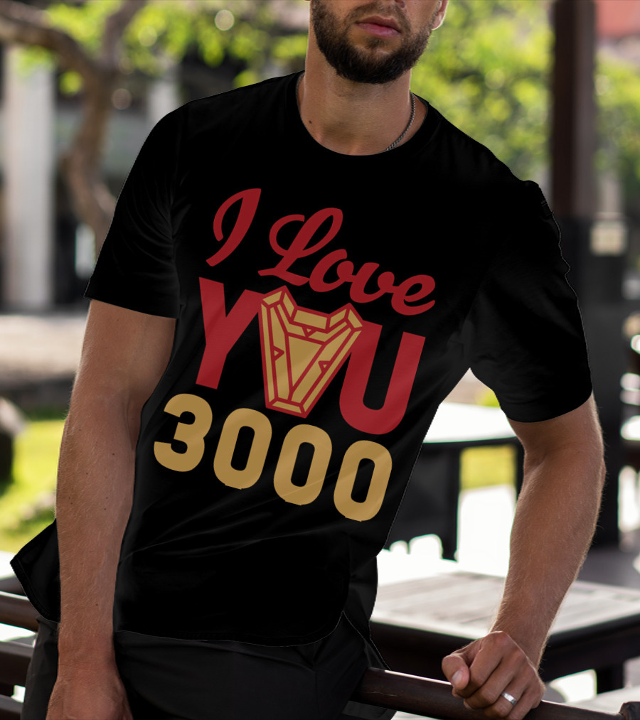I Love You 3000 Marvel Arc Reactor T-Shirt