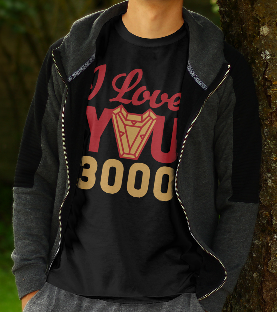 I Love You 3000 Marvel Arc Reactor T-Shirt