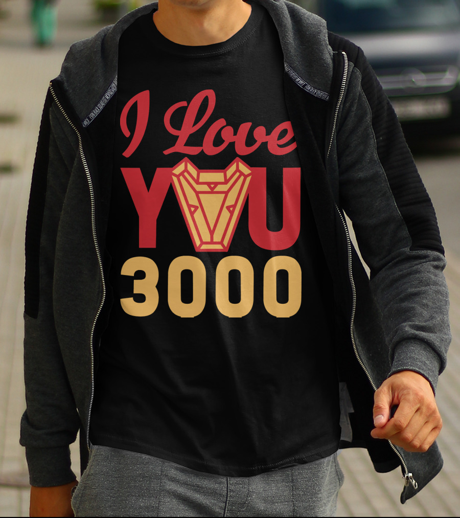 I Love You 3000 Marvel Arc Reactor T-Shirt